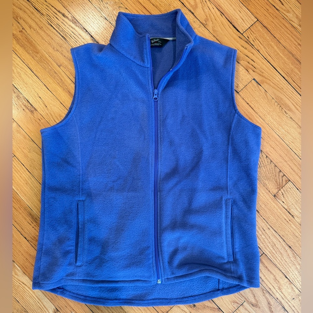 Woolrich Lavender Fleece Zip Up Vest